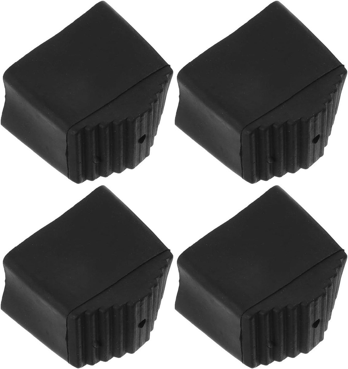 Ladder Voetjes - Ladder Pads - Veilige Werkzaamheden - Antislip Grip - 4.3x4.3x2.3cm - Zwart