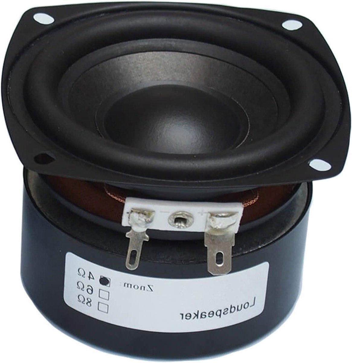 Woofer Speaker - Subwoofer Luidspreker - Hifi Geluid - 3 Inch - 25W - Zwart