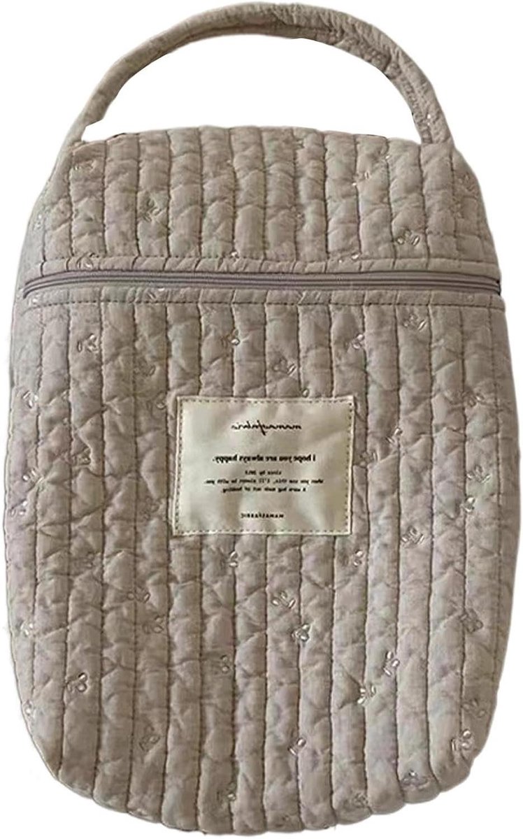 Luiertas Organizer - Luier Caddy - Babybenodigdheden Organiseren - Gewatteerd Katoen Ontwerp - 36 x 28 x 8 cm
