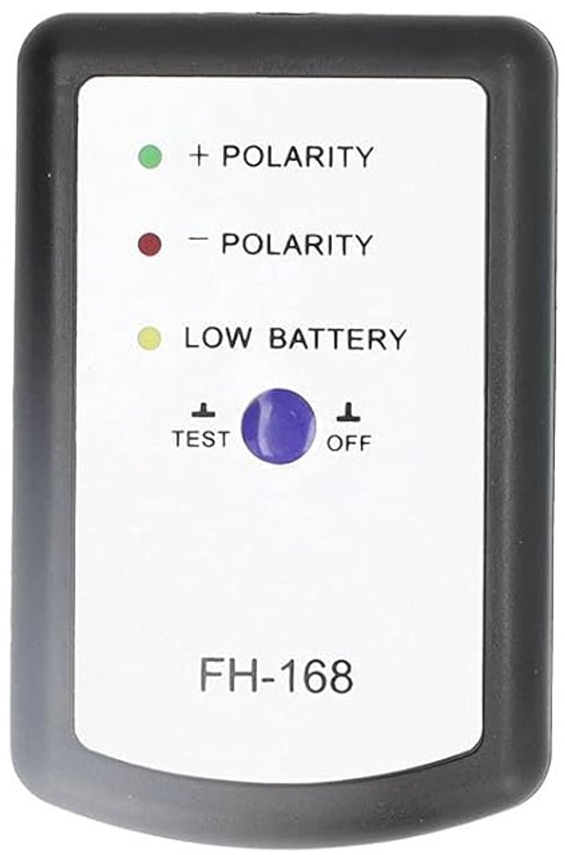 Polariteitstester Toongenerator - Circuittester Sondeset - Autoluidsprekers Testen - Brede Luidspreker Compatibiliteit - 17 x 14 x 4 cm - Zwart
