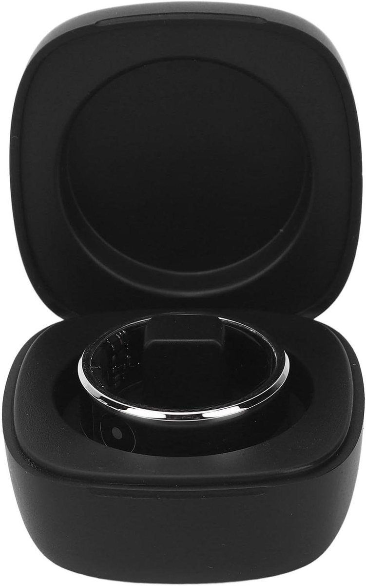 Smart Ring - Fitness Tracker - Gezondheid Monitoren - 5ATM Waterdicht - Maat 9 - Zwart