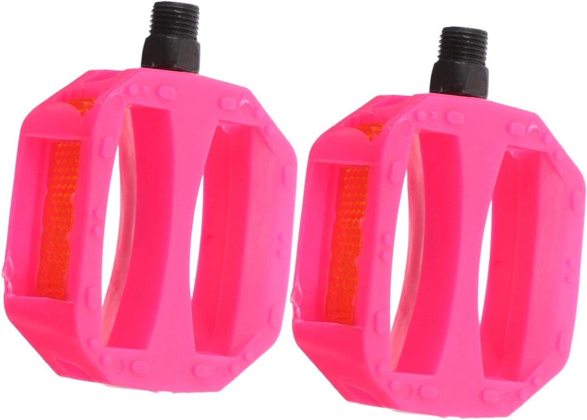 Kinderfiets Pedalen Fietstrappers Set Veilig Fietsen Antislip Oppervlak 9 x 7 x 2 cm Roze