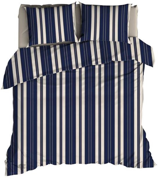 Romanette Florian Dekbedovertrek - Lits-jumeaux - 240x200/220 cm - Navy