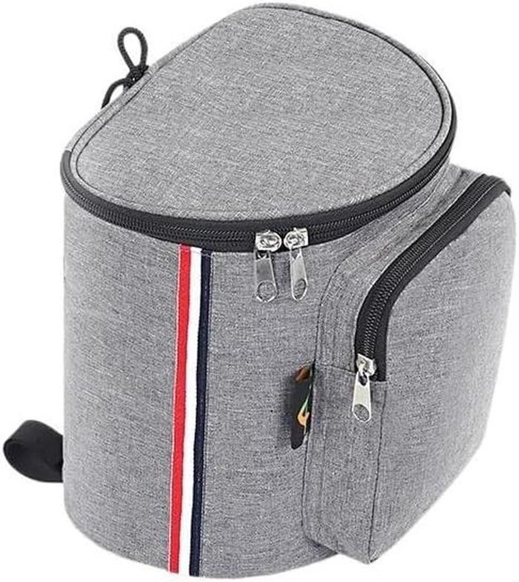 Kinderwagen Organizer - Buggy Tas - Baby Benodigdheden - Universele Pasvorm - Grote Capaciteit - Grijs
