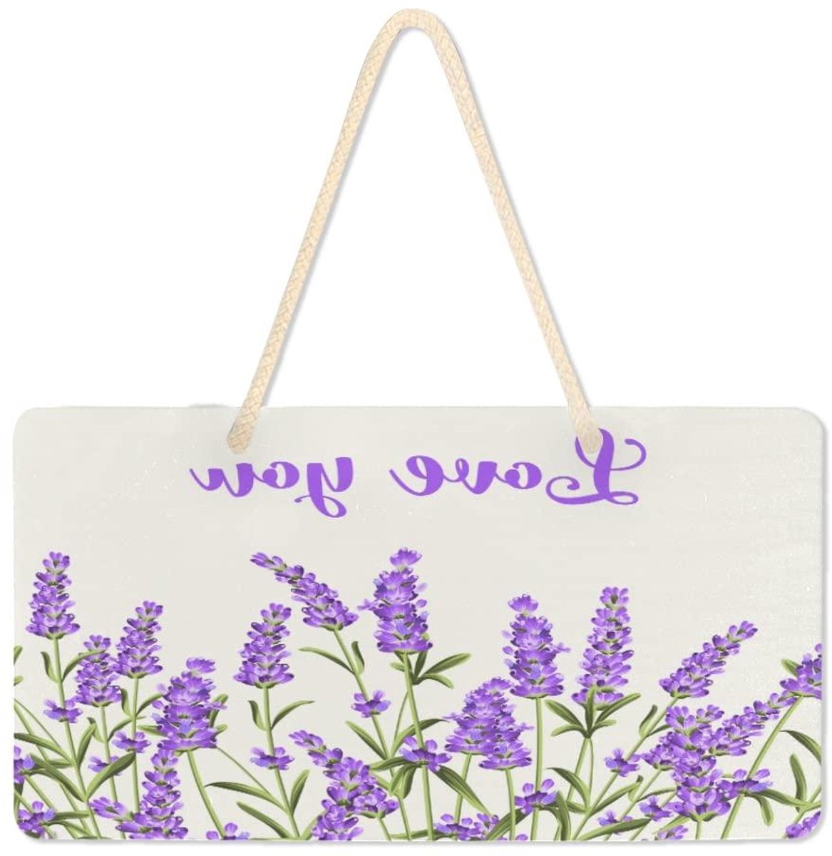 Decoratief Deurbord - Woondecoratie Huis - Welkom Gasten - Milieuvriendelijk PVC - 15 x 28 cm - Multi