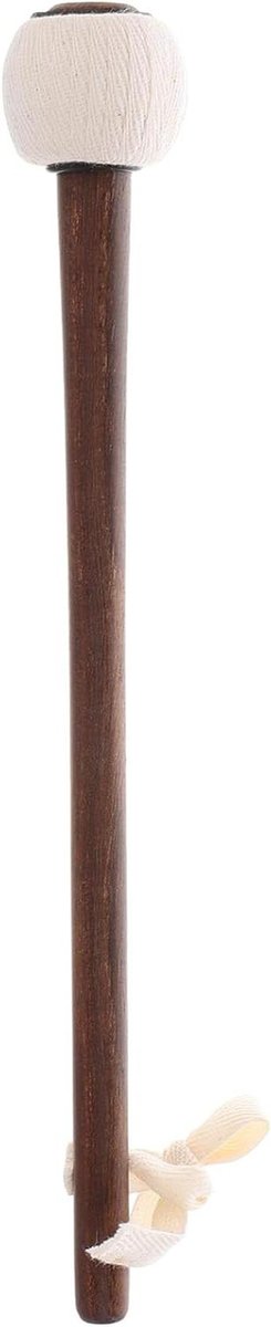 Houten Gong Hamer - Drumstokken Mallet - Muziek Maken - Puur Geluid - 25 cm - Wit