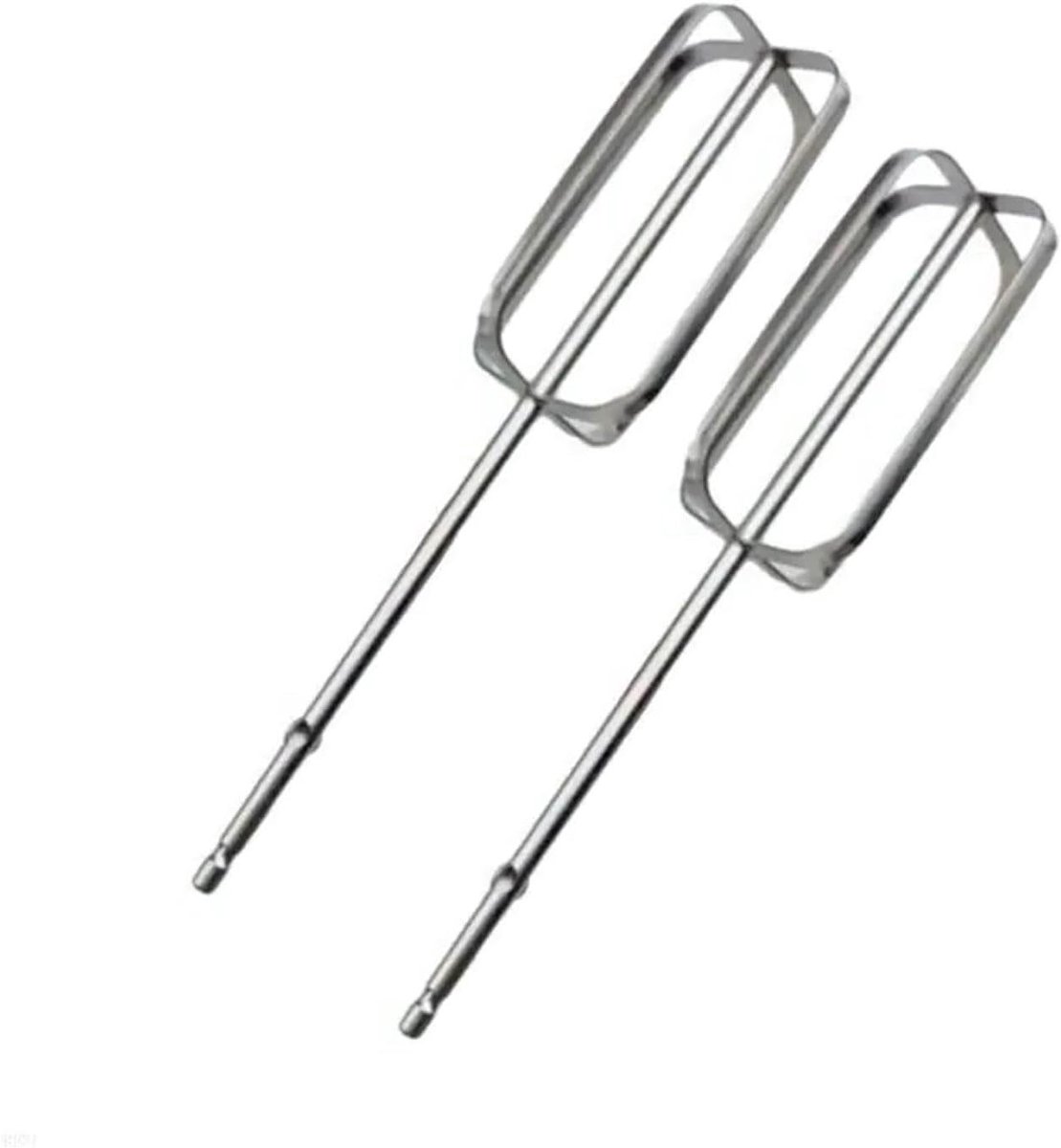Roestvrijstalen Klopperkoppen - Mixer Accessoires - Bakken Maken - Verstevigd Roestvrij Staal - 19.1 cm - Zilverkleurig