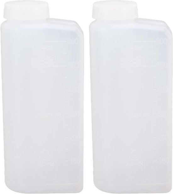 Brandstof Mengfles - Oliemengfles Mengcontainer - Tuingereedschap Onderhoud - Hoge Nauwkeurigheid - 600 ml - Wit — afbeelding 5