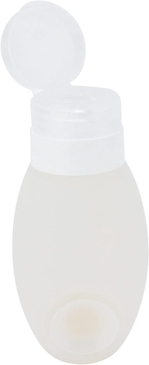 Draagbare Siliconen Reisbottle met Zuignap, Lichtgewicht Cosmetische Fles van 100 ML voor Make-up en Toilettas