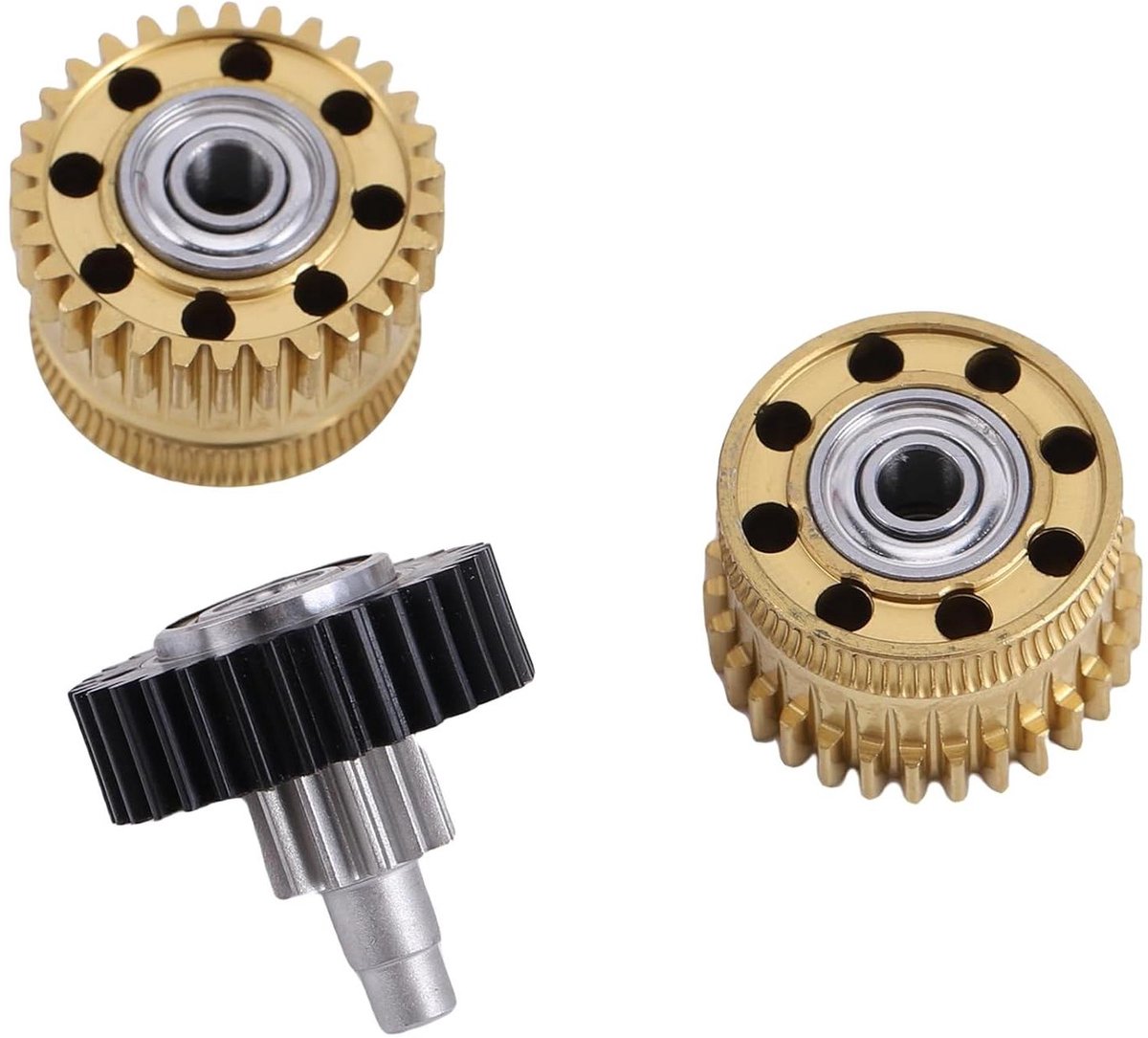 Extruder Uitrusting - Gear Kit - 3D Printen - DLC-gecoat Metaal - 3-delig - Metaal