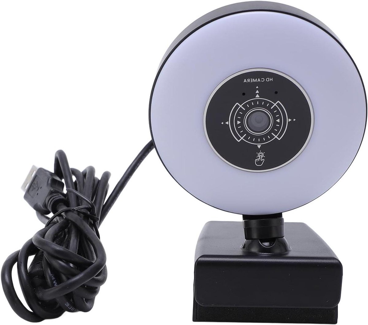 4K Webcam - HD Webcam PC - Online Vergaderen - Automatische Focus - 3840x2160 Resolutie - Zwart