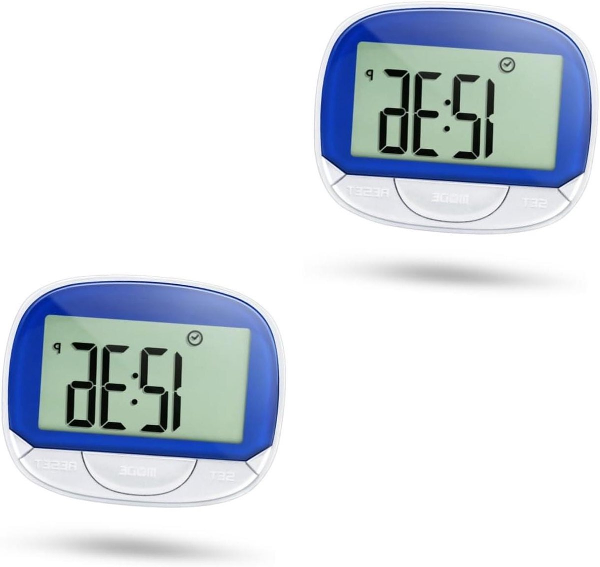 Draagbare Pedometer - Stappenteller Clip - Wandelen Fitness - Groot Scherm - 94 g - Niet gespecificeerd