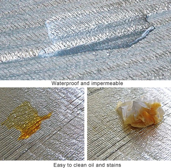 Kampeermat - Picknickmat Slaapmat - Buiten Ontspannen - Vochtwerende Aluminiumfolie - 200x200cm - Niet gespecificeerd — afbeelding 4