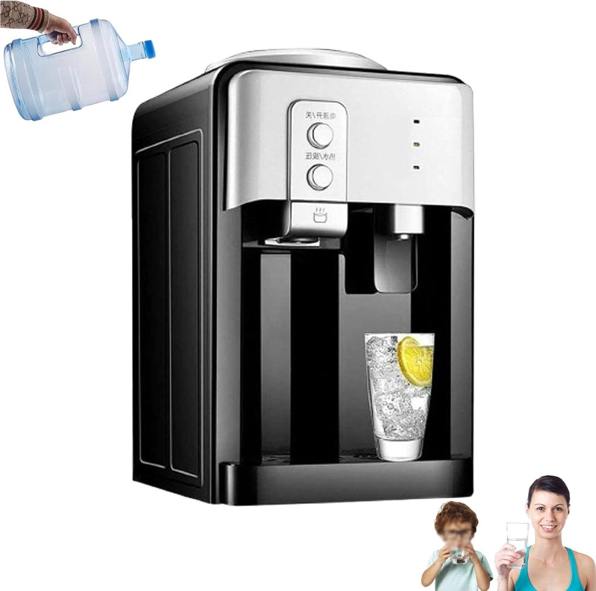 Elektrische Waterdispenser - Warmwaterdispenser Koeler - Direct Heet Water - 3 Temperatuurinstellingen - 5L/U - Wit
