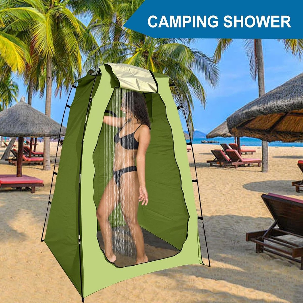 Luiertent Outdoor - Draagbare Tent - Camperen en Wandelen - 4-in-1 Privacyscherm - 120 x 120 x 190 cm