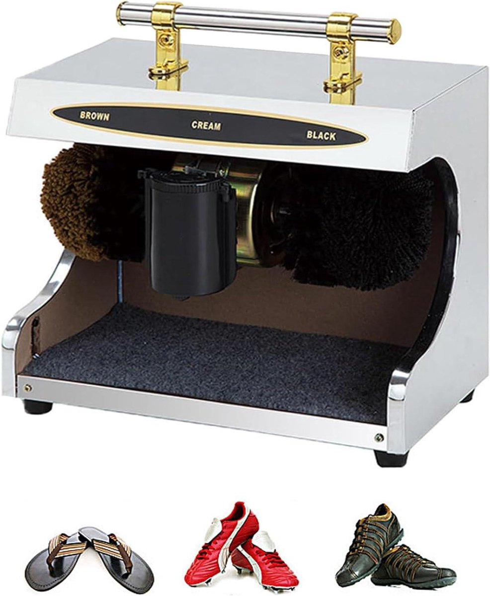 Elektrische Schoenpoetsmachine - Automatisch Polijstapparaat - Schoenen Glanzend Houden - Dubbele Borstel Combinatie - 7KG - C