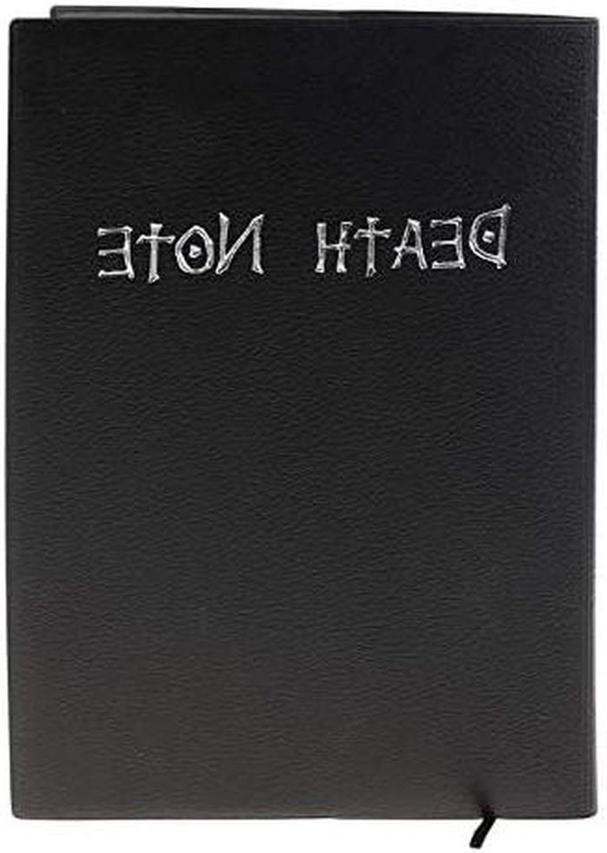 Schrijfblok - Notitieboek Journal - Verzamelen van ideeën - Lay-flat ontwerp - 25x18 cm - Zwart