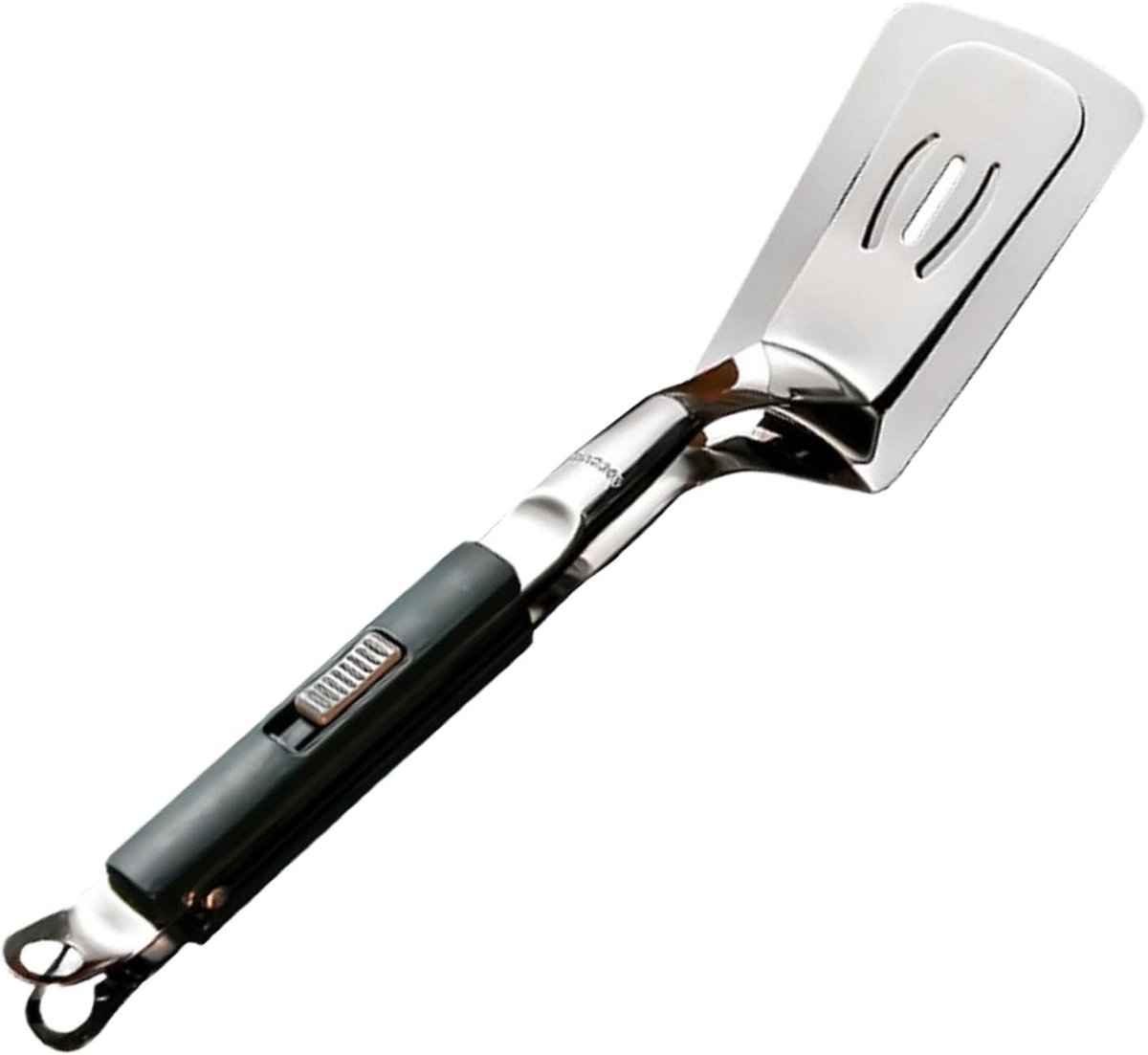 Grilltang - Voedseltang Spatel - Koken en Grillen - Oliedrainage Structuur - 29 cm - Groen