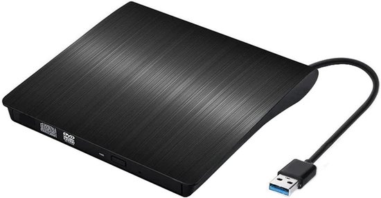 Externe DVD Speler - USB DVD Drive - Films Kijken - Snelle Gegevensoverdracht - Slim - Zilver — afbeelding 5