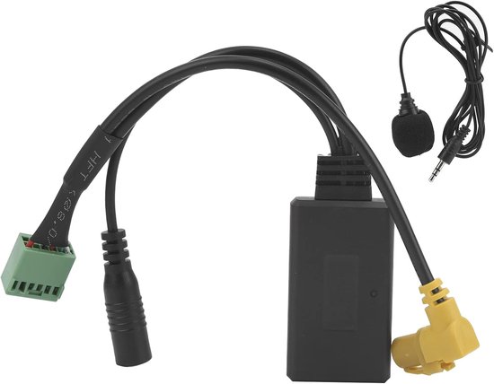 Auto Bluetooth Adapter - Muziek Adapter - Muziek Afspelen - Handsfree Microfoon - 150 cm kabel - Zwart — afbeelding 5