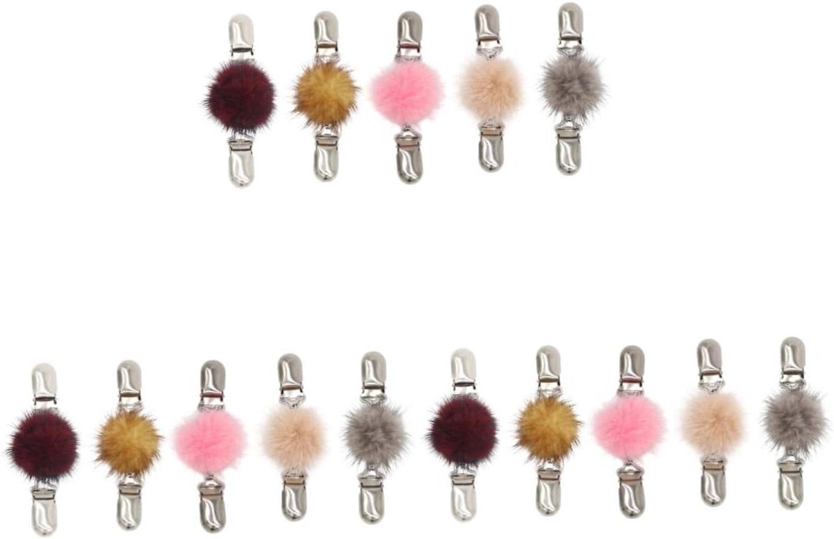 Kraag Clips - Vest Clips - Kleding Versieren - Set van 15 Stuks - 10.5 x 3.5 x 3 cm