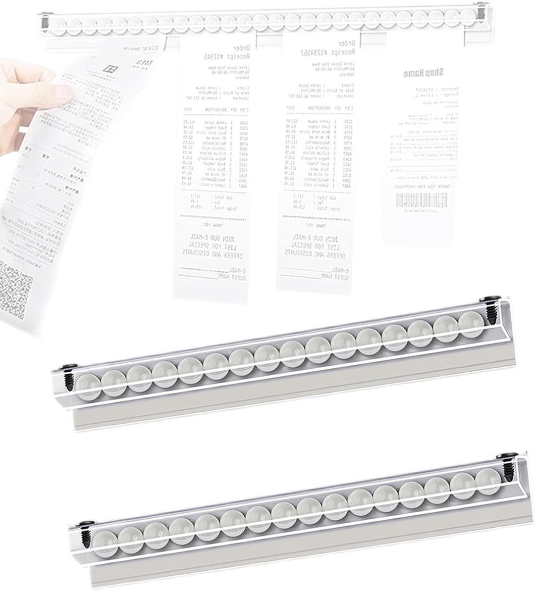 Tickethouder - Bonnenhouder - Bestellingen Organiseren - Wandmontage - 90-160cm - Transparant