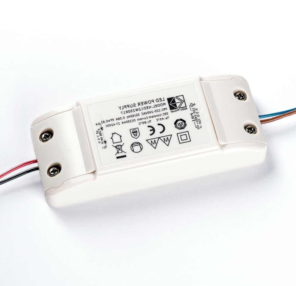 LED Driver - Voeding Transformator - Lampen Aansturen - Constante Stroom - 104 mm Lengte - Zwart