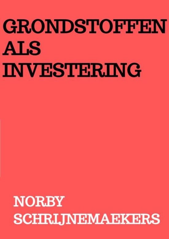 Grondstoffen als investering - cover