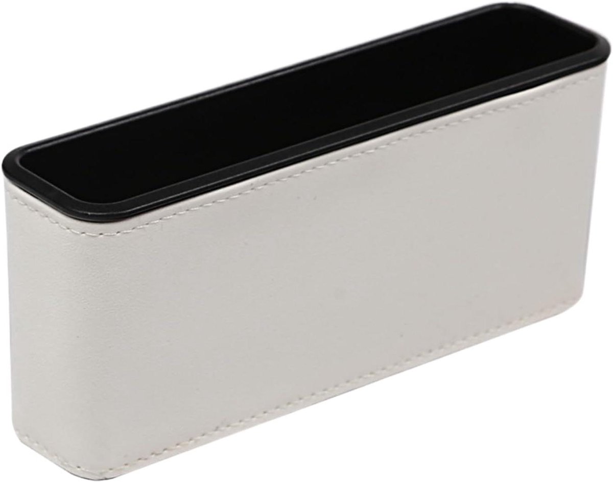 Autostoel Organisator - Auto Opbergvak - Auto Opruimen - Zelfklevende Houder - 16.5 cm - Wit
