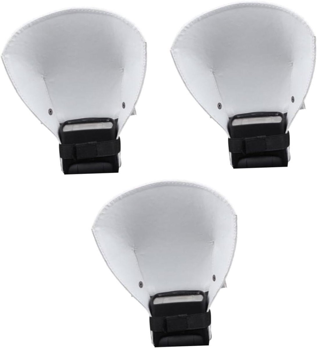 Camera Diffuser Set - Reflector Bounce - Betere Foto's Maken - Vouwbaar Lichtgewicht Ontwerp - 3 Stuks - Wit