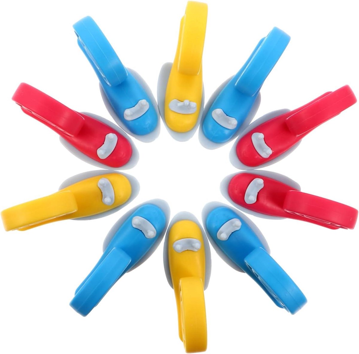Deurstopper Kinderen - Vingerbeschermer Deur - Veilige Deuropening - Schattig Slakontwerp - 10 Stuks - Willekeurige Kleur