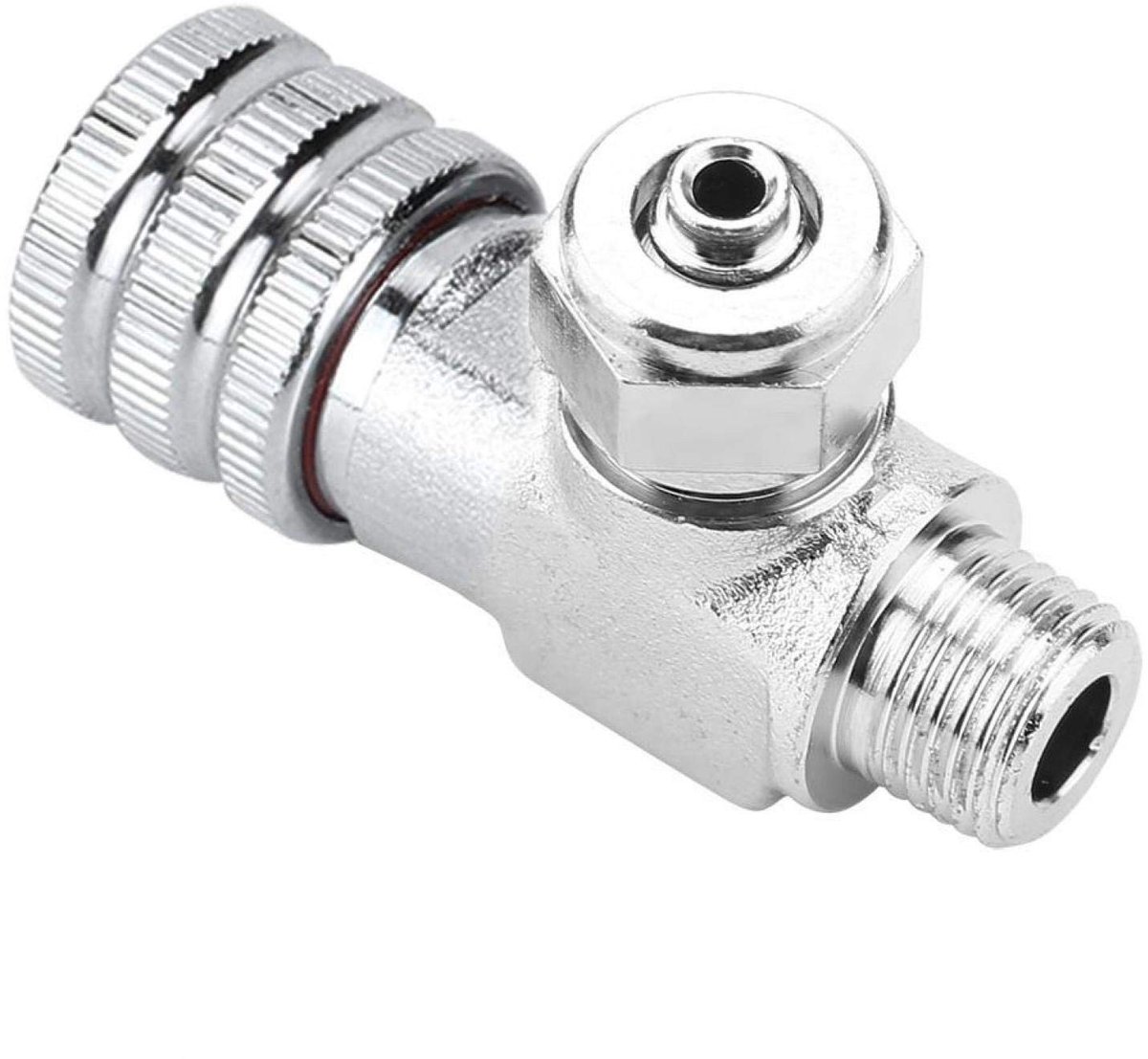 Allecto - Naaldklep CO2 Bubble Counter - Precisie doseeroplossing - Compact formaat - Aquariumsysteem - Hoogwaardig roestvrij staal - Perfect voor ..
