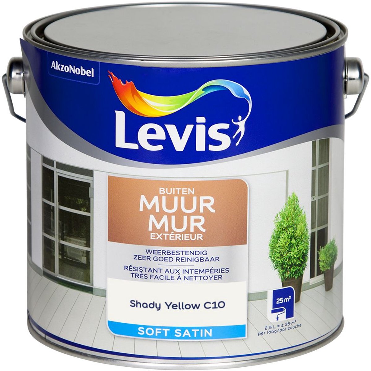 Levis - Muur Buiten Mix - Shady Yellow C10 - Mengverf - 2,5 L