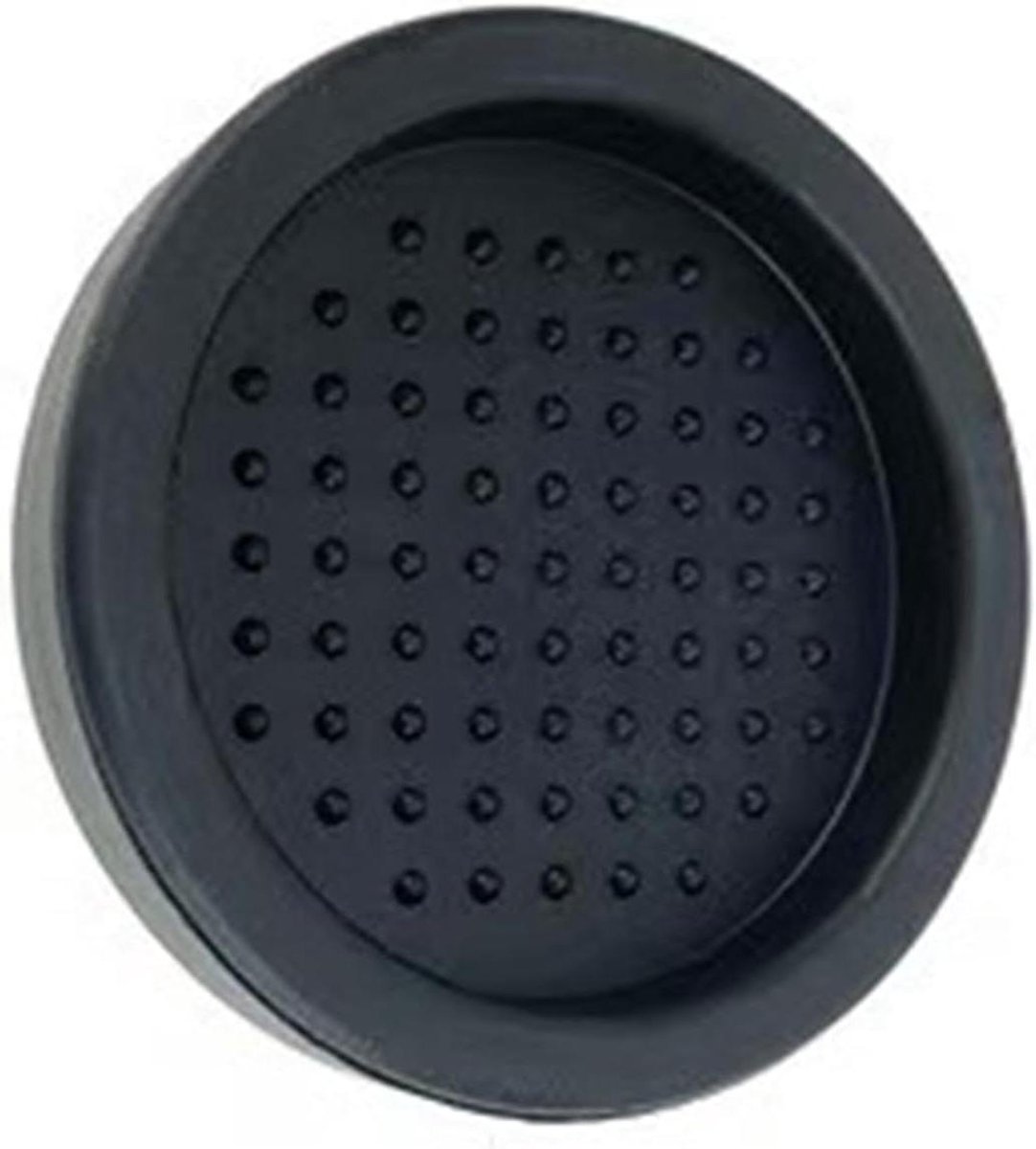 Antislipmat Koffie - Siliconen Mat - Koffie Bereiden - Duurzaam Ontwerp - 62 mm Binnendiameter - Zwart