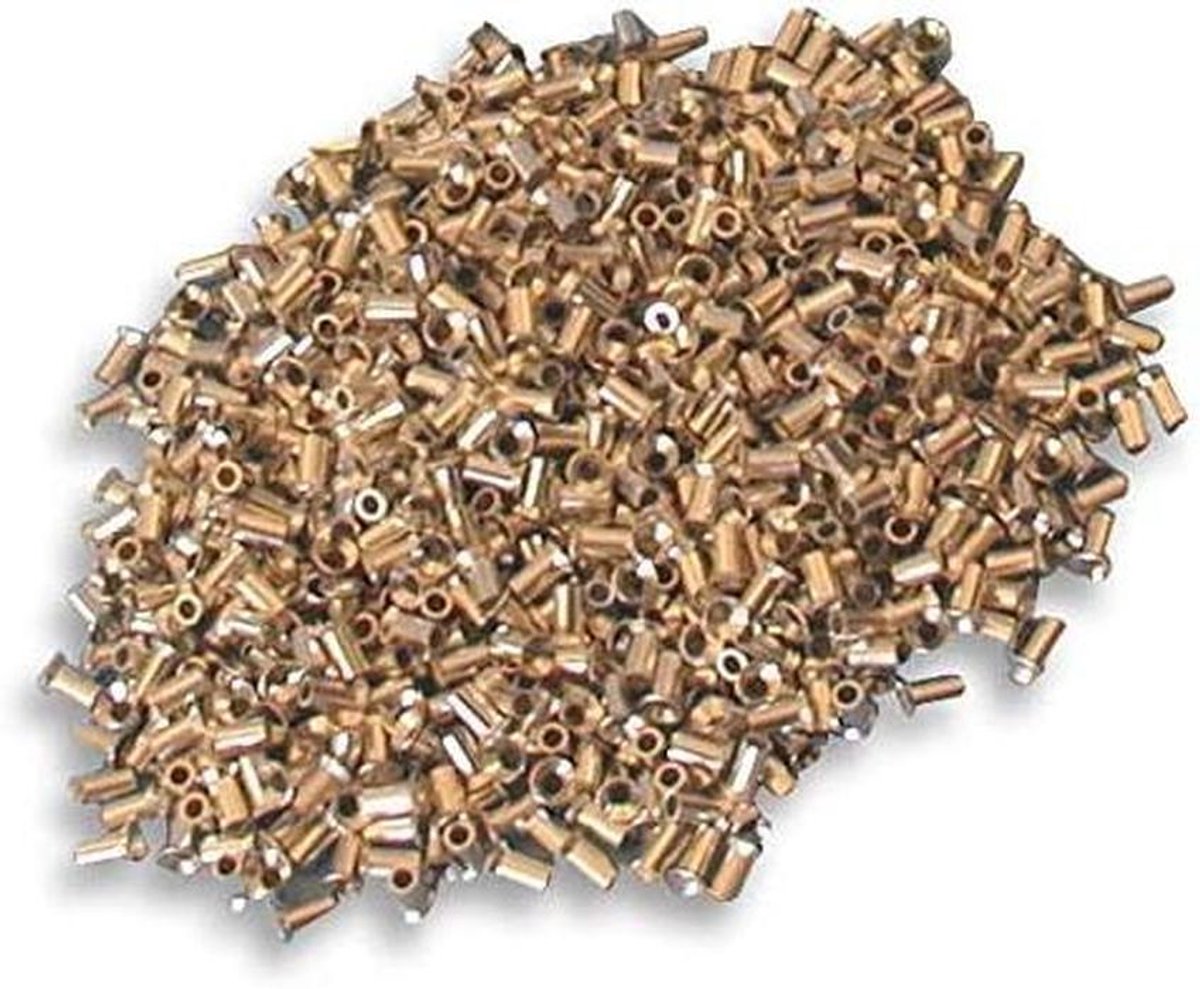 Klinknagels - Bevestigingsmateriaal - PCB Assemblage - Koperen Constructie - 100 Stuks - Metaal