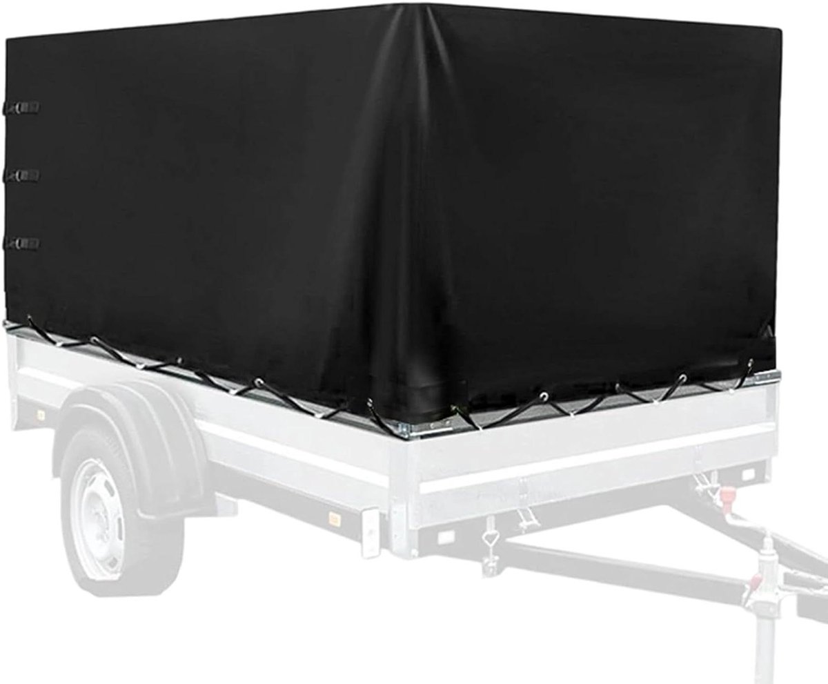 Afdekzeil voor caravans - Aanhangerhoes camper - Bescherming tegen weer - Scheurvast Oxford-weefsel - L 210 x B 114 cm