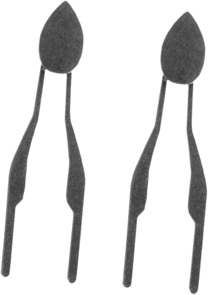 Houtbrandgereedschapspunten - Pyrografie Pens - Gedetailleerd Werk - Precisie Vakmanschap - 2 Stuks - Donkergrijs