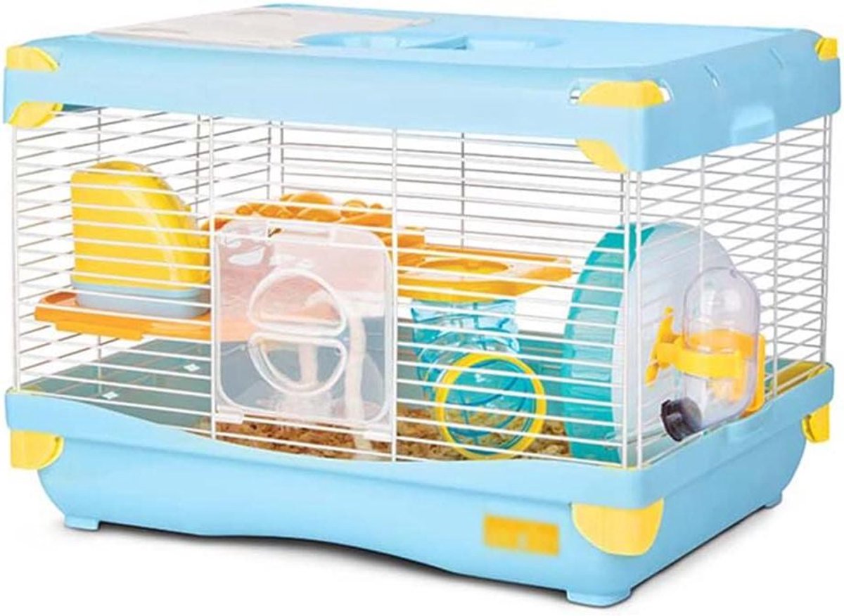 Knaagdierenkooi - Dierenverblijf - Kleine dieren - Gemakkelijk schoon te maken - Klein formaat - Transparant