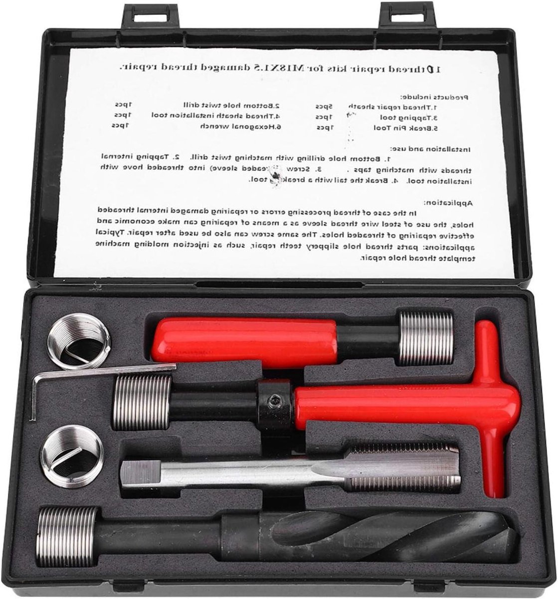 Dailygoody - M18x1.5 Schroefdraadreparatieset - Draadslijperset