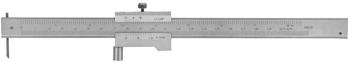 Store_9 - Tear Caliper 0-200 mm - RVS Meetinstrument - Perfect voor Houtbewerking en Handwerken - Precisie en duurzaamheid - Handzaam ontwerp - Voo...
