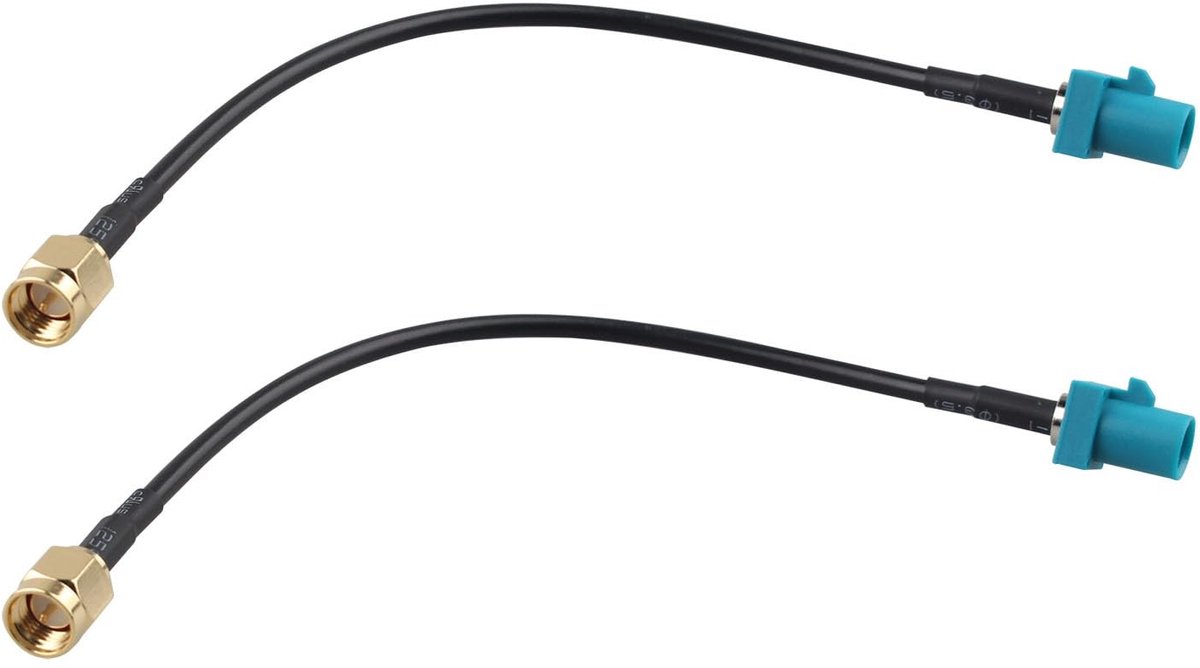ONF3 - Fakra Z Male naar SMA Male Voertuig Antenne Adapter Kabel RG174 15cm voor Auto Stereo Android Head Unit GPS Navigatie Sirius XM Satelliet...