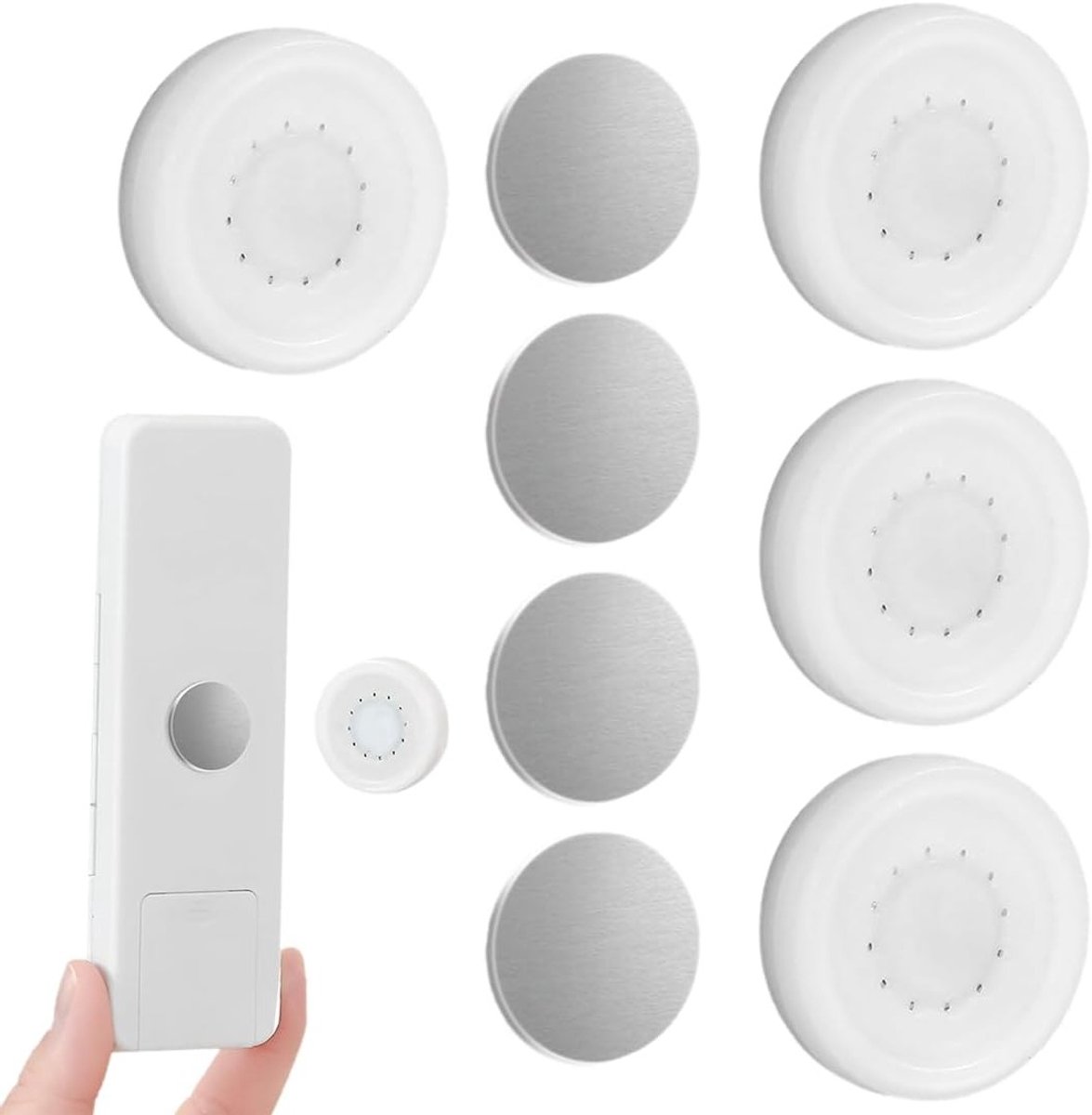 Praktische Houder voor Afstandsbediening van Airconditioning, Magnetisch en Makkelijk te Bevestigen, Ideaal voor Thuis en Kantoor, Geen Boren Nodig