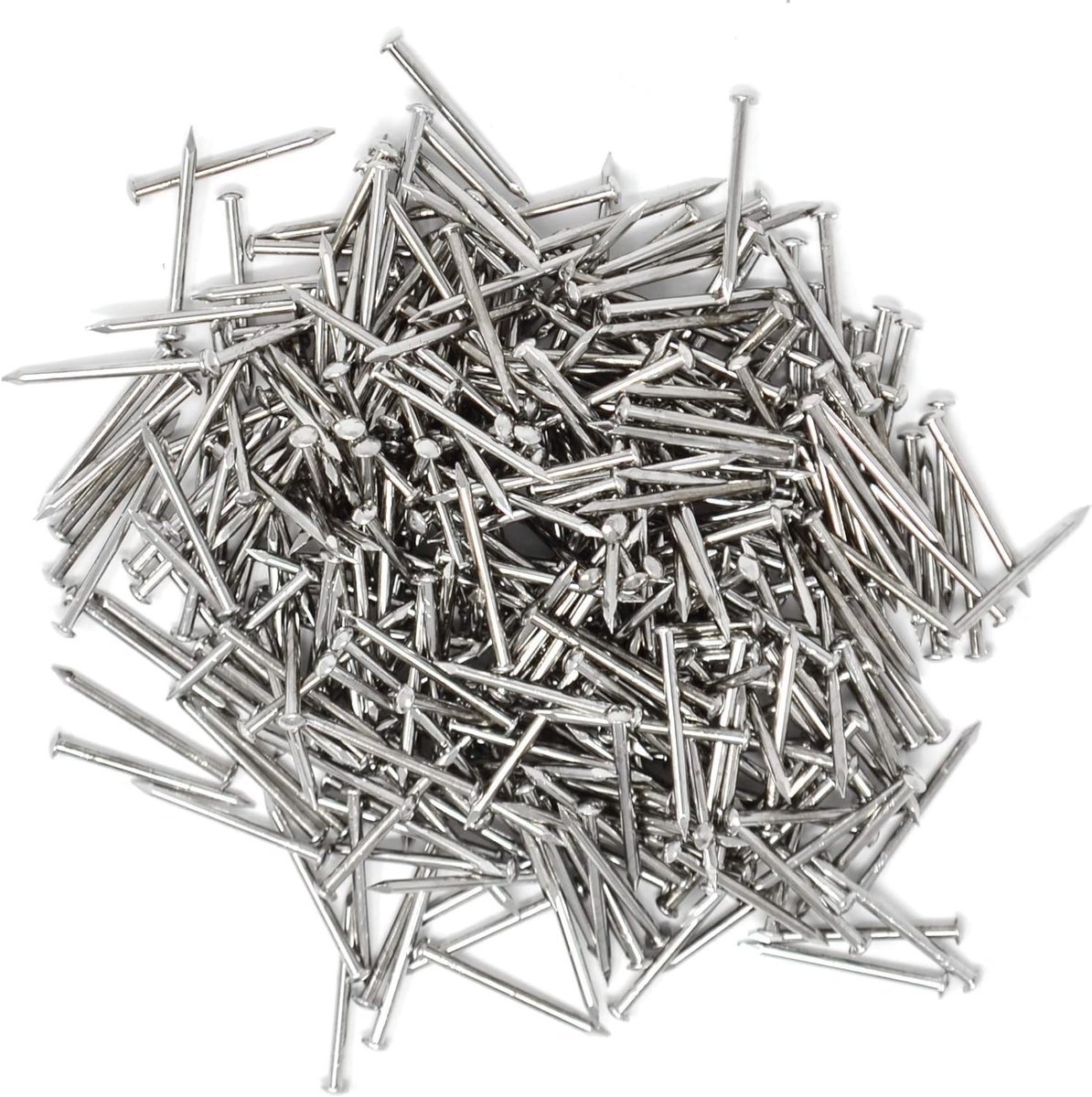 Dailygoody - ronde kop pennen - 100 stuks - messing vernikkeld - spijkers voor diverse toepassingen - ideaal voor handwerk en DIY-projecten