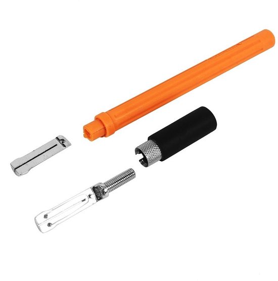 Hobbyset - Multifunctionele mini zaagset - Lichtgewicht - Ambachtmes - Doe-het-zelf modelgereedschap - Geschikt voor kunststof - Oranje — afbeelding 5
