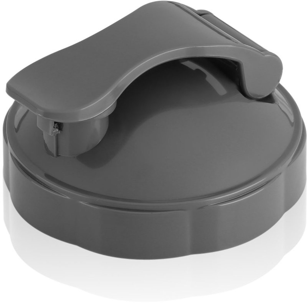 Vervangend Flip Top deksel met Afdichtring voor Blender en Sapcentrifuge (Grijs)