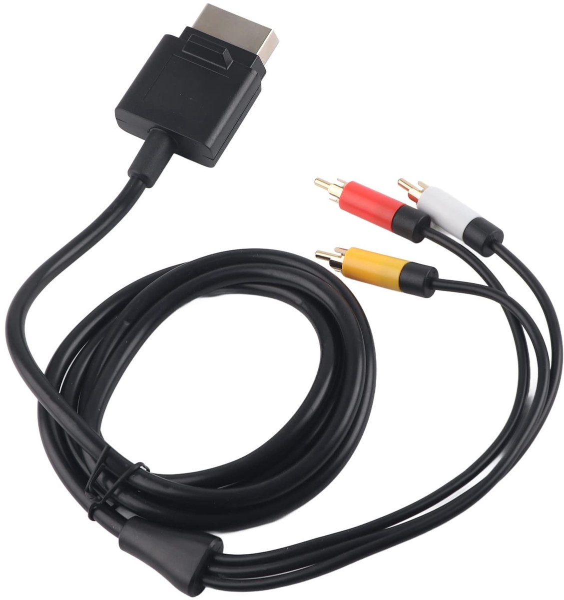 Dailygoody - AV Kabel voor Xbox 360 Slim - 1.8m RCA Audio Video Kabel