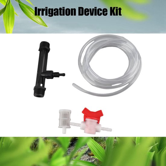Dailygoody - Garden Irrigation Kit - Manure Injector - 4-delige set - 2.3 Meter - Waterbesparend - Voor tuin en landbouw - Handmatig — afbeelding 2