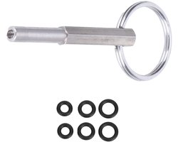 Dailygoody - Koffiezetapparaat Reparatie Tool - Sleutel voor koffiemachine - Draagbaar en roestvrij staal - Bitsleutel voor Jura en Krups - Perfect vo...
