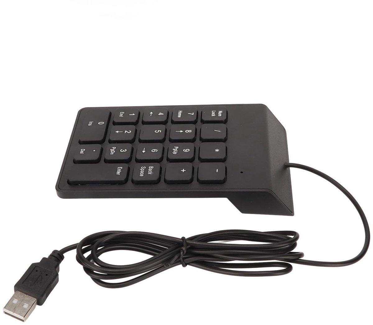 Dailygoods - USB Bedraad Numeriek Toetsenblok - Mini-extern Toetsenblok - Ergonomisch en Draagbaar - Stil Typen - Geschikt voor Laptop en Bankaccounta