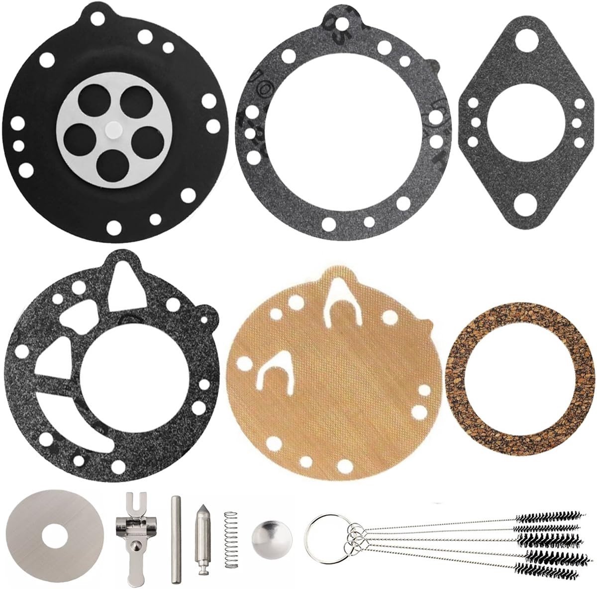 Dailygoody - Carburateur Reparatie Membraan Pakkingen - Rebuild Kit - Voor en Zama - Hoogwaardige Accessoires - Geschikt voor Trimmers - Model R...